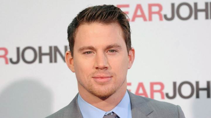 Channing Tatum In Grey Coat At EARJOHN Event